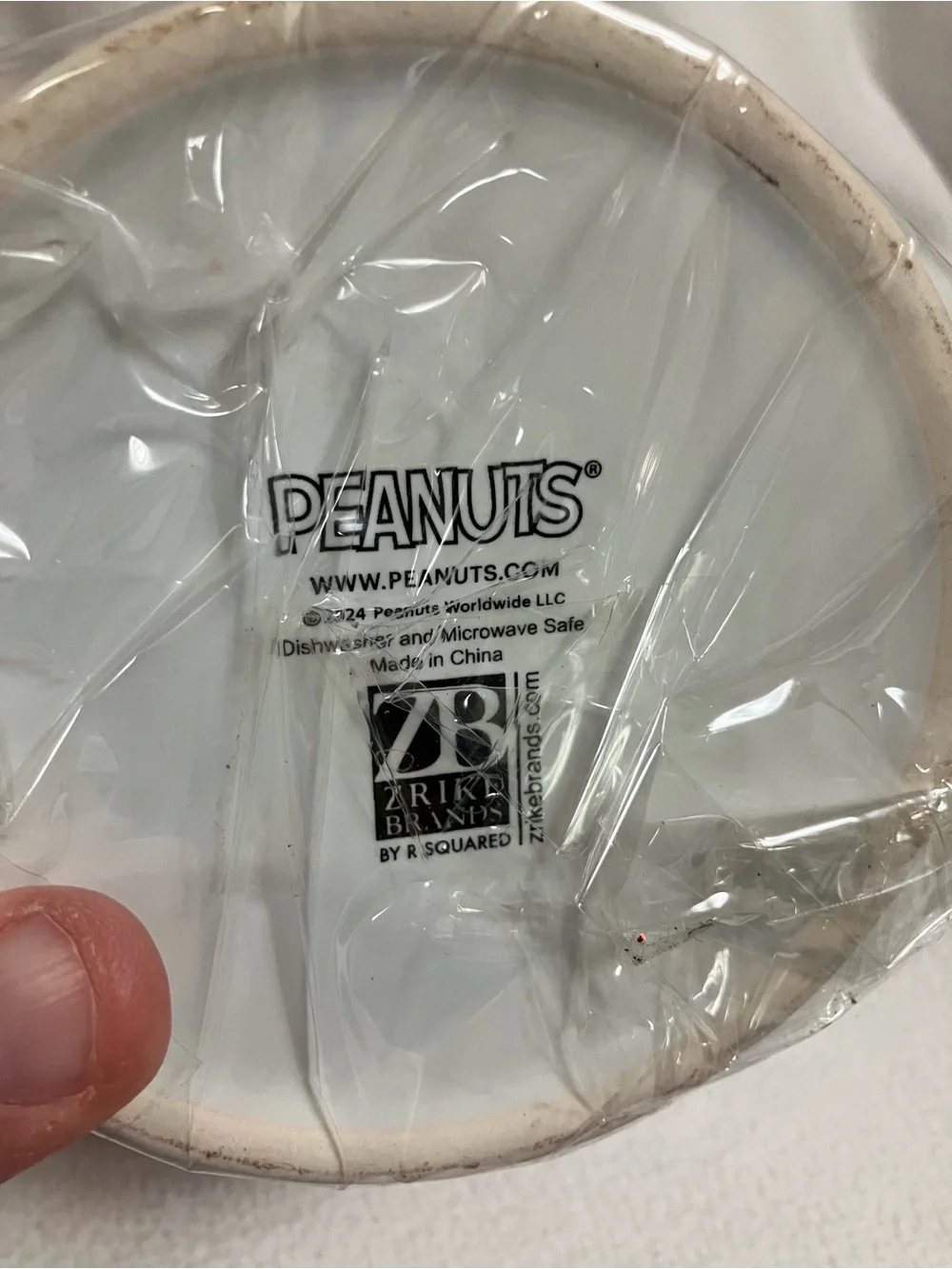 Peanuts white ceramic